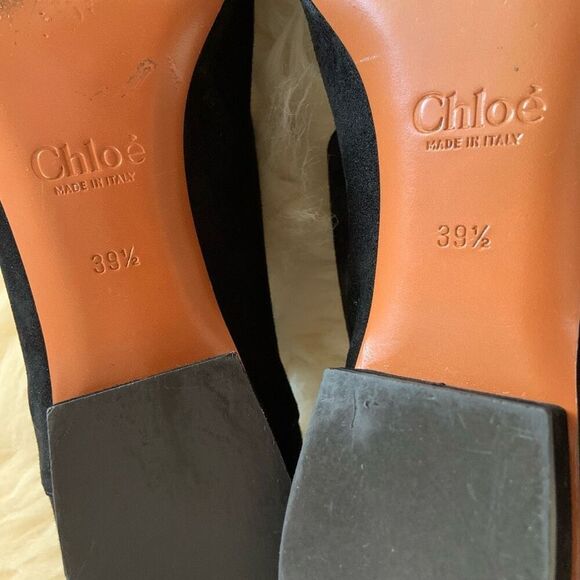 CHLOÉ Multi-strap Suede Ballet Flats (Sz 39.5) - Picture 9 of 13